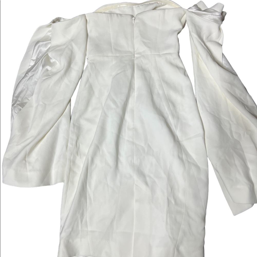 House of CB ‘RHEA’ White long sleeve dress - Picture 7 of 8